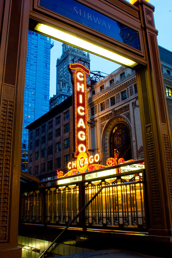 Subway Station in Chicago Photograph by John McGraw
