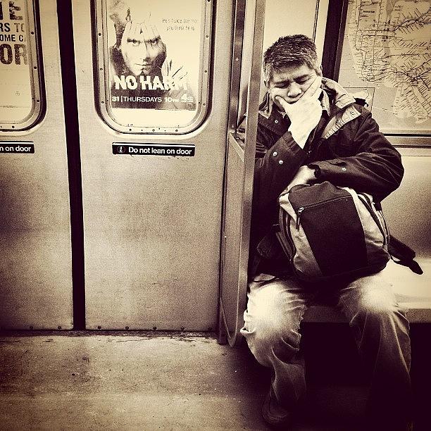 Train Photograph - #subway #subwaylife #subwaypeople by Casey Jones