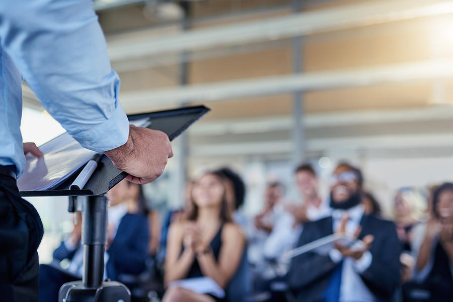 Success is always the main focus in their talks Photograph by PeopleImages Success is always the main focus in their talks Photograph by PeopleImages