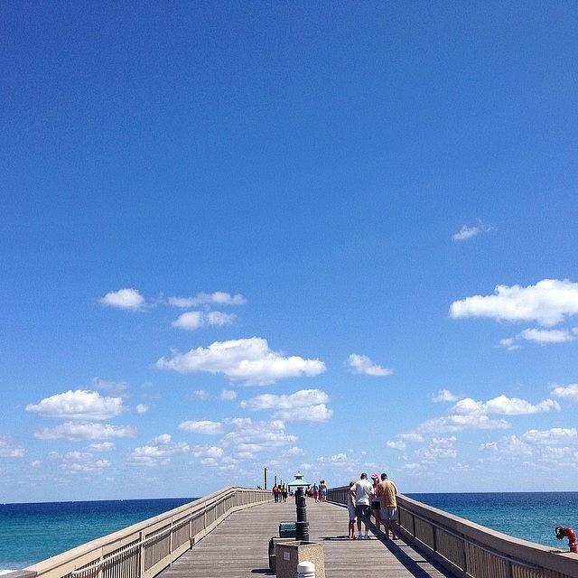 Miami Photograph - Such A Beautiful Day #miami #southbeach by Emily Hames