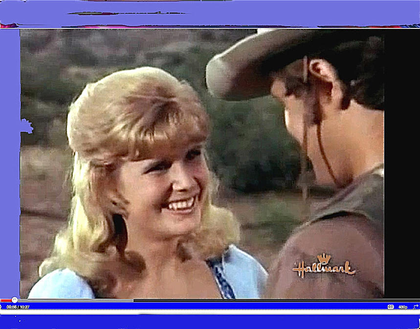 Sue Green Mark Slade The High Chaparral 1966 pilot screen capture collage 1966-2012 Photograph by David Lee Guss