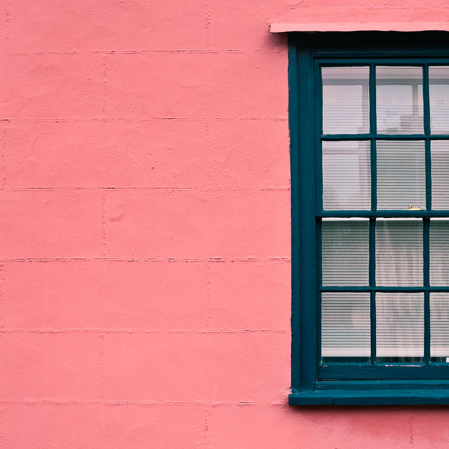 Architecture Photograph - Suffolk pink by Tom Gowanlock