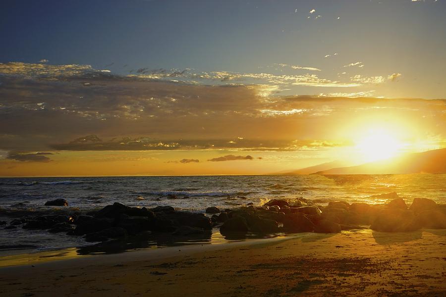 Sugar Beach Sunset Photograph by Robert Eikenberry