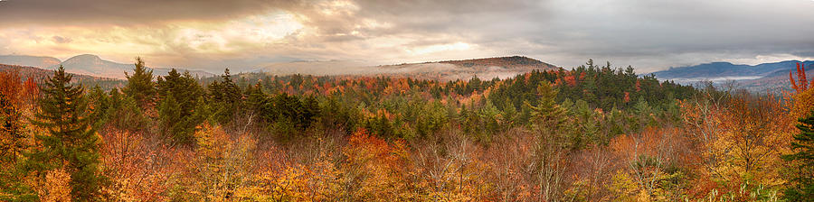 Sugar Hill Pano New Hampshire Photograph by Jack Nevitt