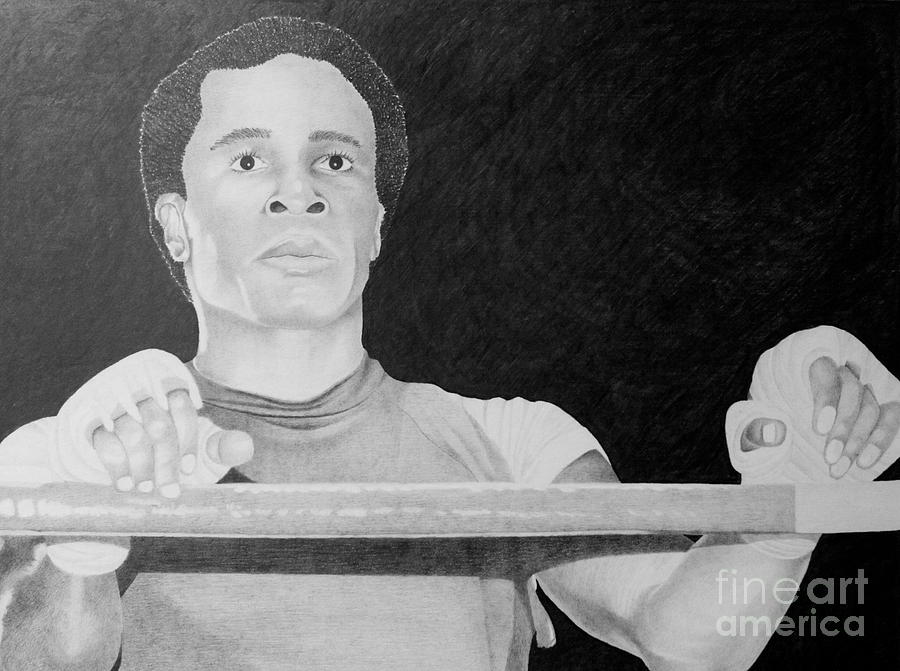 Boxing Drawing - Sugar Ray Leonard by Mark Beach