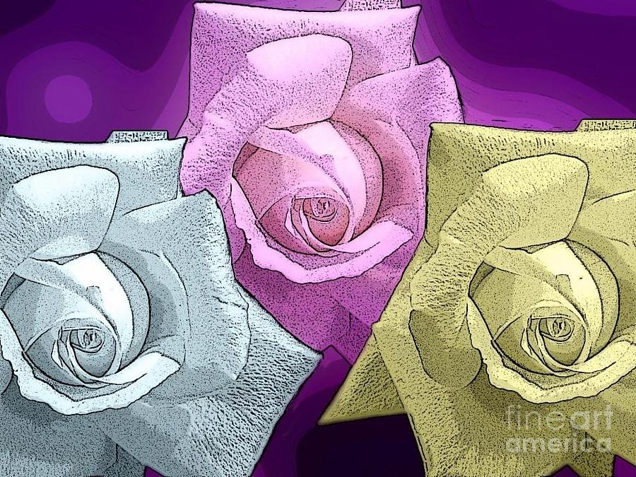 Sugar Roses Photograph by Joan-Violet Stretch