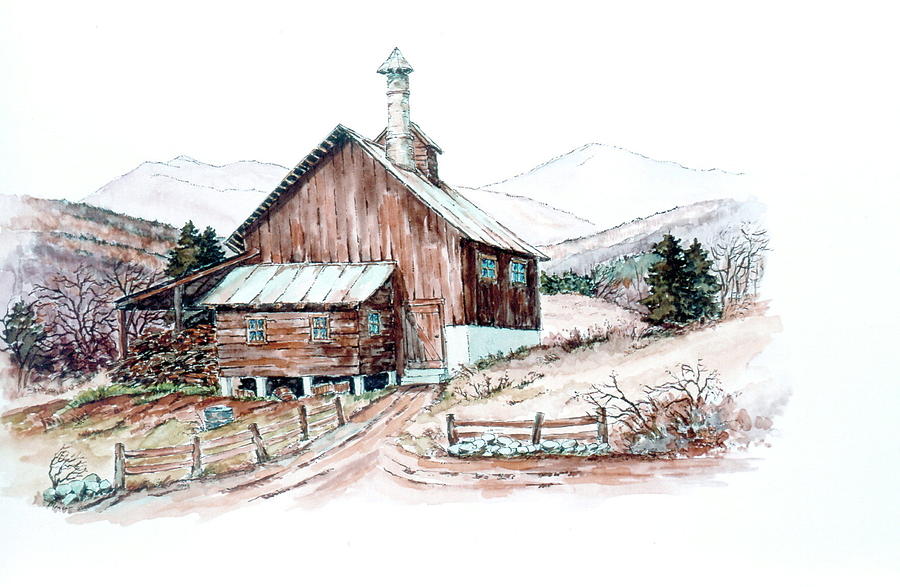 Vermont Painting - Sugar Shack by Robert Giggi