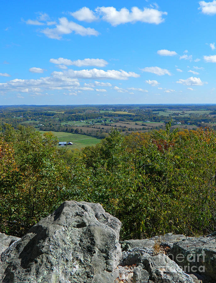 Sugarloaf Mountain Scenic Overlook - Eastern View 1 Photograph by Emmy Vickers