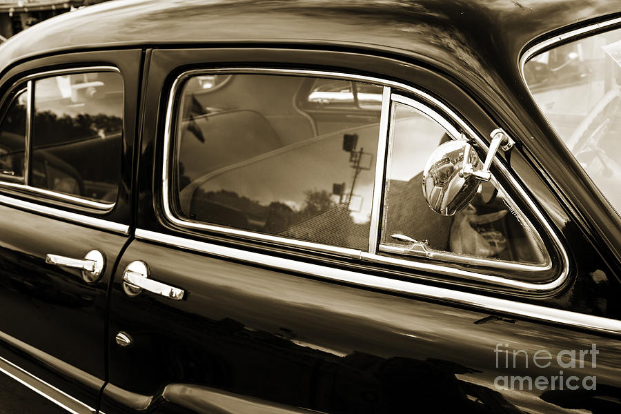 Suicide Doors 1949 Mercury Classic Car in Sepia 3198.01 Photograph by M K Miller