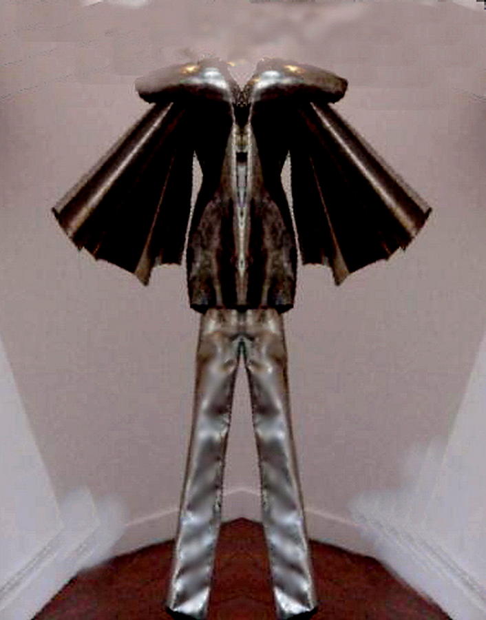 Suit of armour Digital Art by Mary Russell