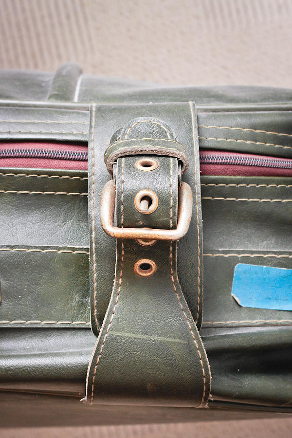 Vintage Photograph - Suitcase buckle by Tom Gowanlock
