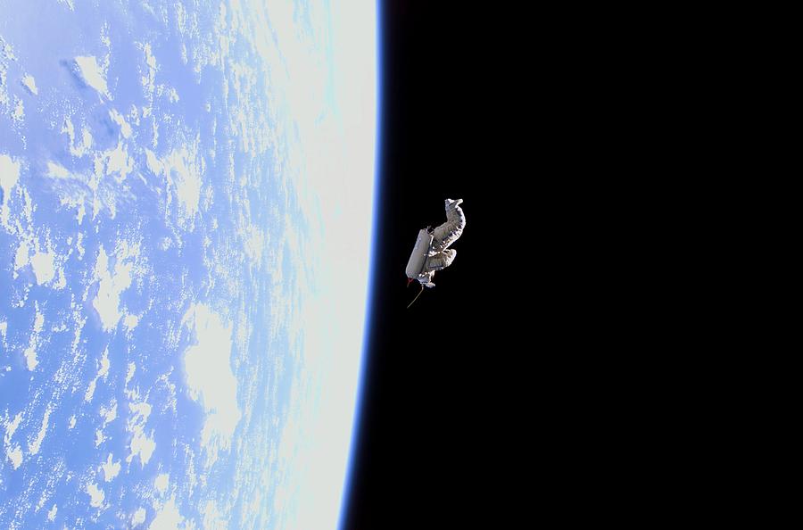 Suitsat Space Debris Photograph by Nasa/science Photo Library