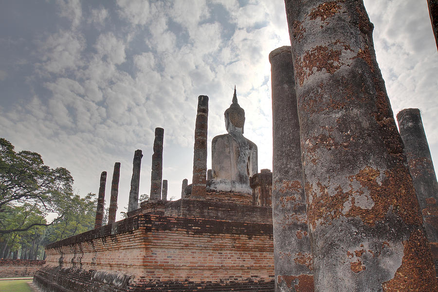 Sukhothai Photograph - Sukhothai Historical Park - Sukhothai Thailand - 011328 by DC Photographer