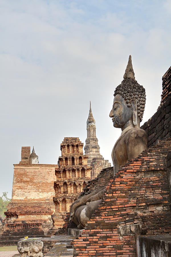 Sukhothai Historical Park - Sukhothai Thailand - 01136 Photograph by DC Photographer