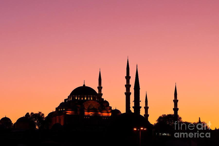 Suleymaniye Sundown 01 Photograph by Rick Piper Photography