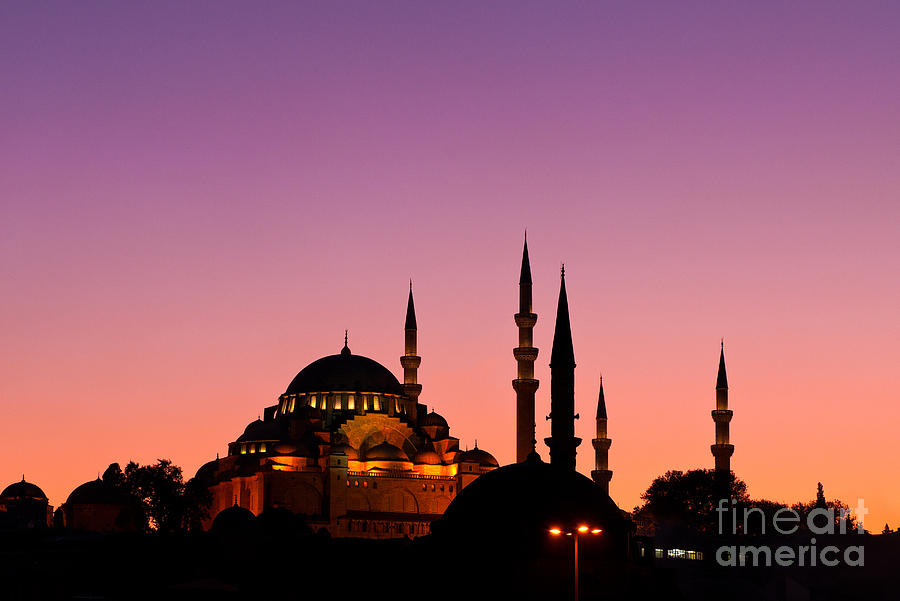 Suleymaniye Sundown 02 Photograph by Rick Piper Photography