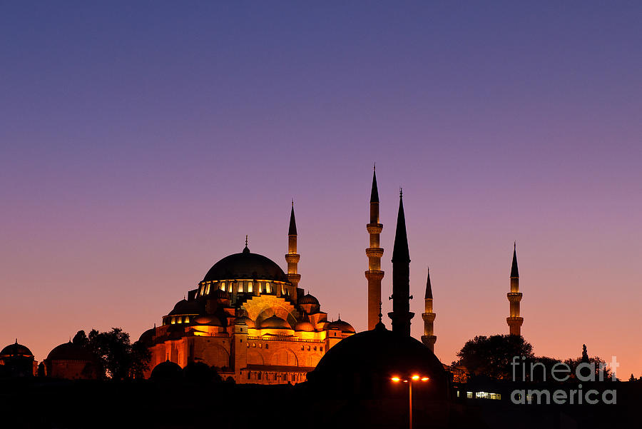 Suleymaniye Sundown 03 Photograph by Rick Piper Photography