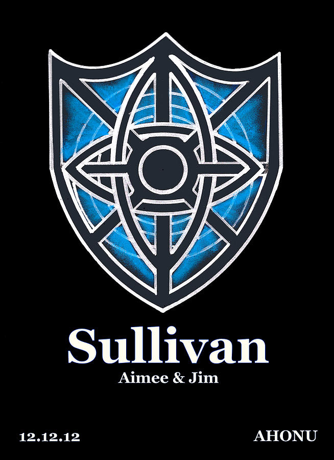 Sullivan Family Crest Painting by AHONU Aingeal Rose
