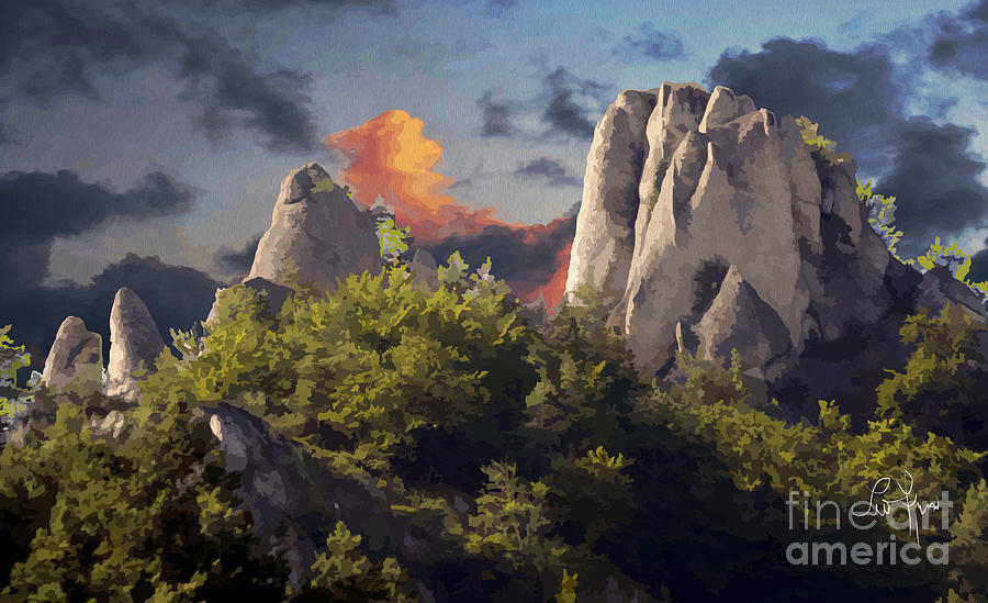 Sulov Mountains Digital Art by Leo Symon