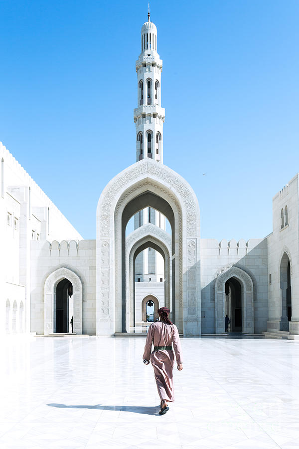 Sultan Qaboos grand mosque - Muscat - Oman Photograph by Matteo Colombo