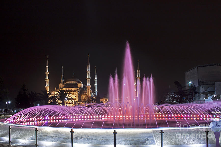 Turkey Photograph - SultanAhmet Mosque Istanbul by Shishir Sathe