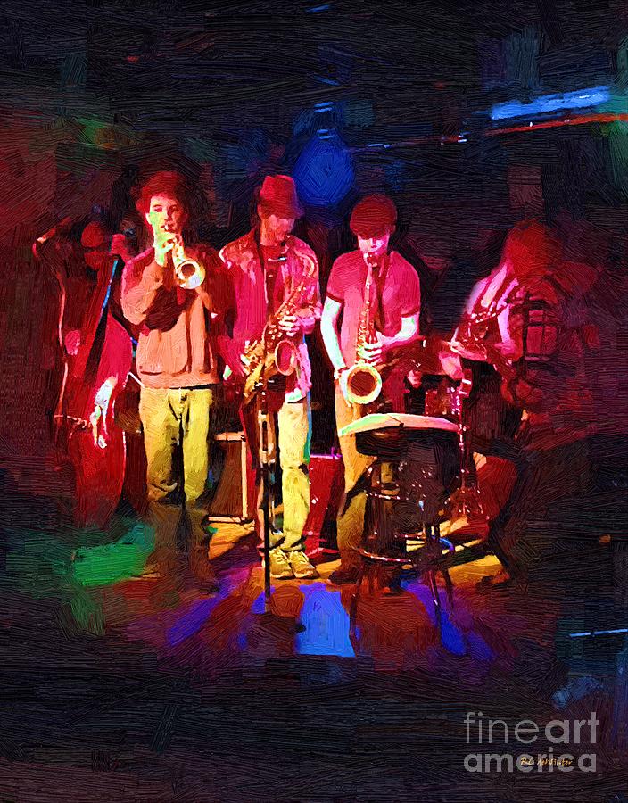 Band Painting - Sultans Of Swing by RC DeWinter Band Painting - Sultans Of Swing by RC DeWinter