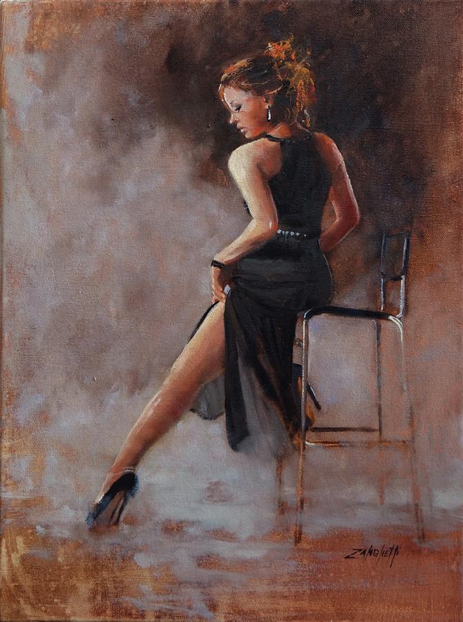 Sultry Painting by Laura Lee Zanghetti