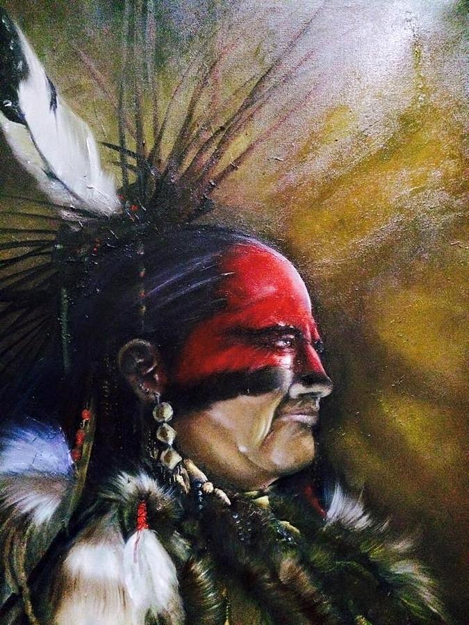 Sumac Berries Painting by Jeremy Simons Fine Art America