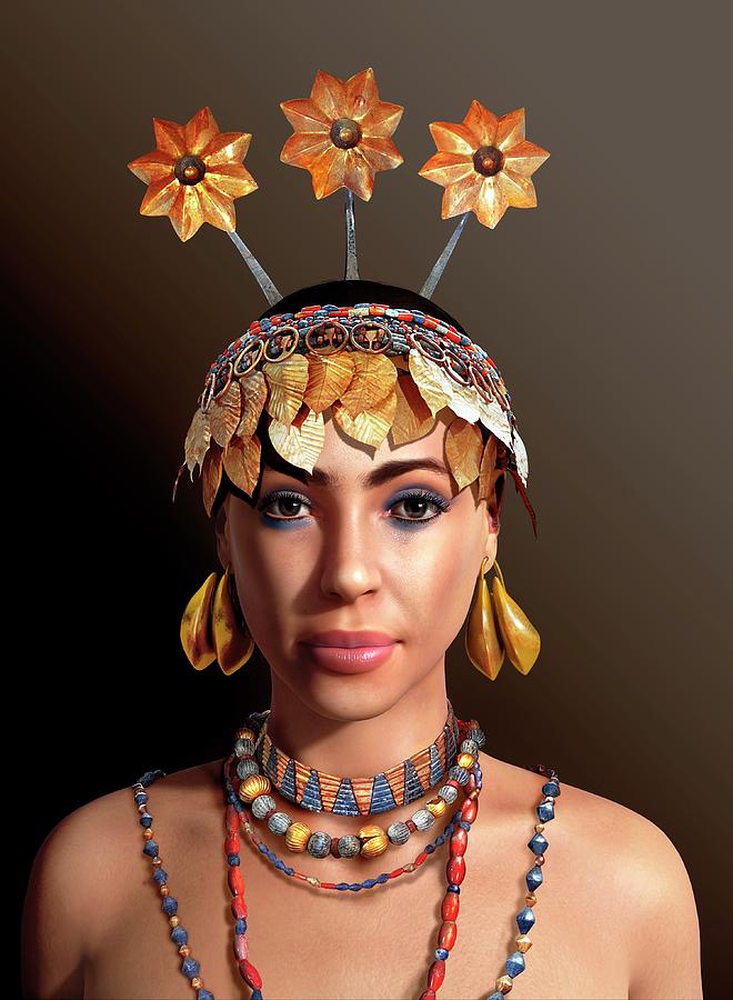Sumerian Royal Woman Photograph by Jose Antonio Penas/science Photo Library