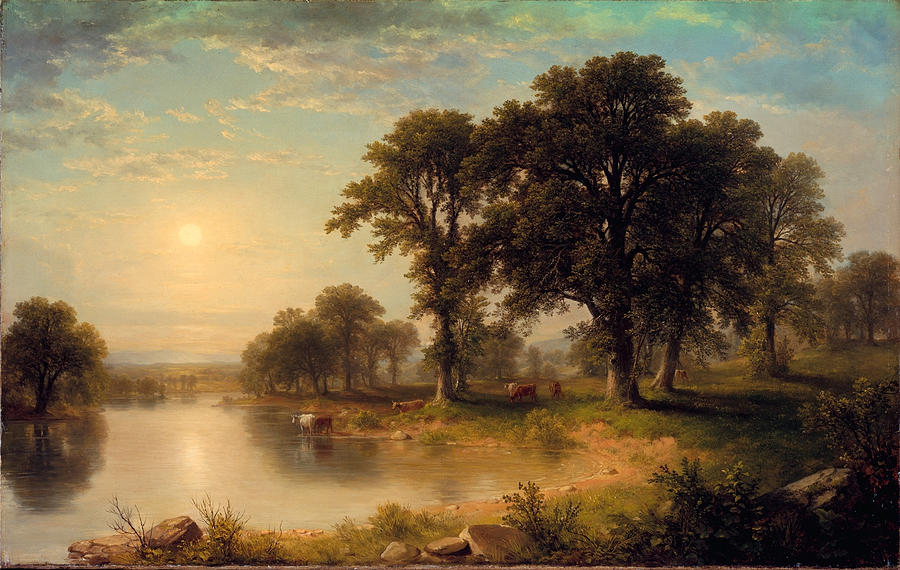 Summer Afternoon Painting by Asher Brown Durand