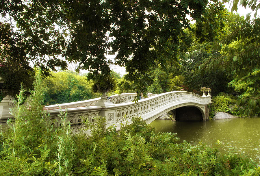 Summer at Bow Bridge Photograph by Jessica Jenney