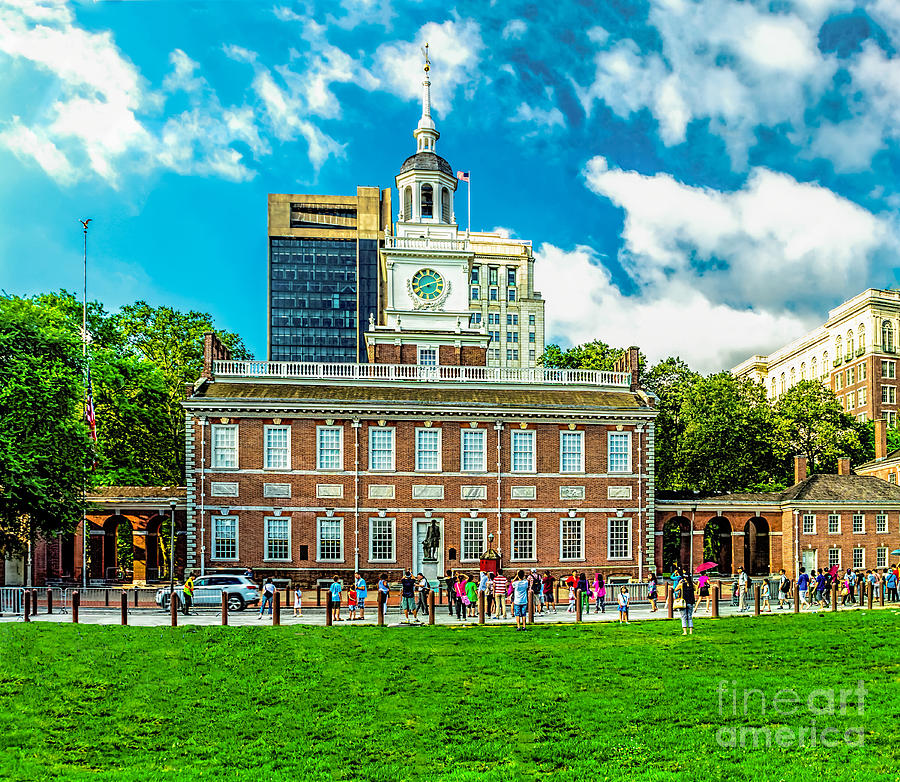 Summer at Independence Hall Photograph by Nick Zelinsky Jr