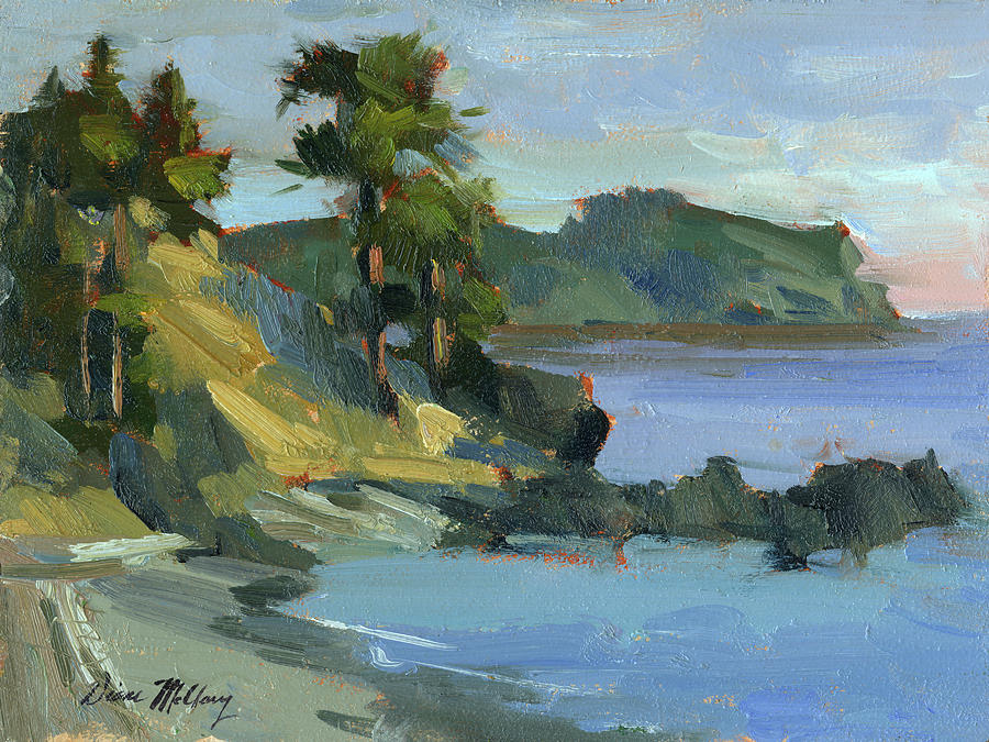 Summer Painting - Summer at Lopez Island by Diane McClary