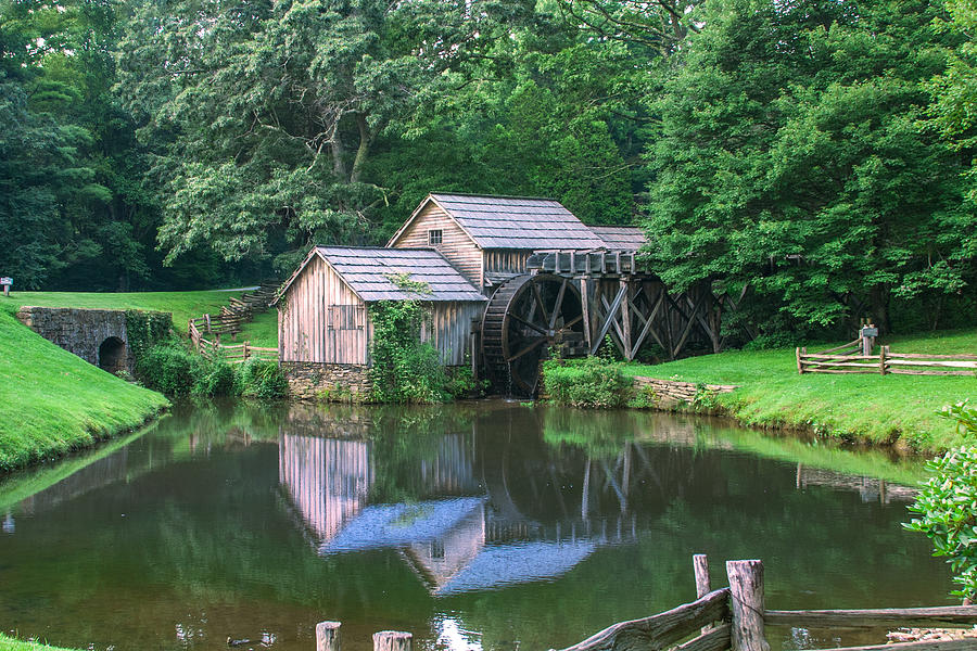 Summer at Mabry Mill Photograph by Mary Almond
