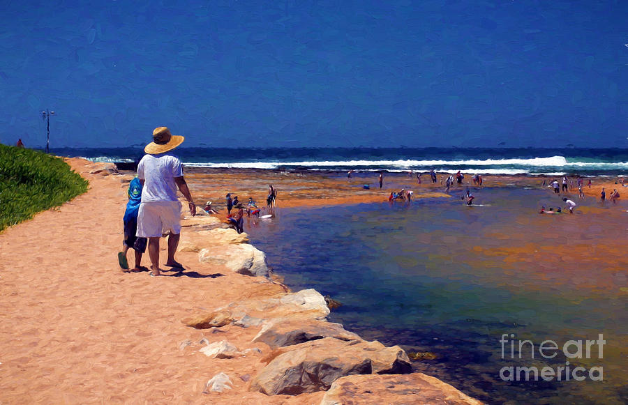 Summer Photograph - Summer at Narrabeen Lagoon by Sheila Smart Fine Art Photography