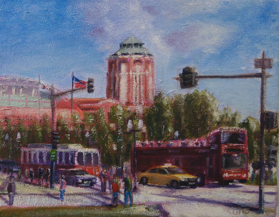 Summer At Navy Pier Painting by Will Germino