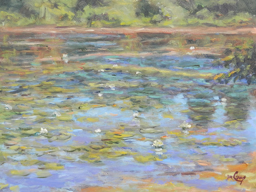 Summer at the Pond Painting by Michael Camp