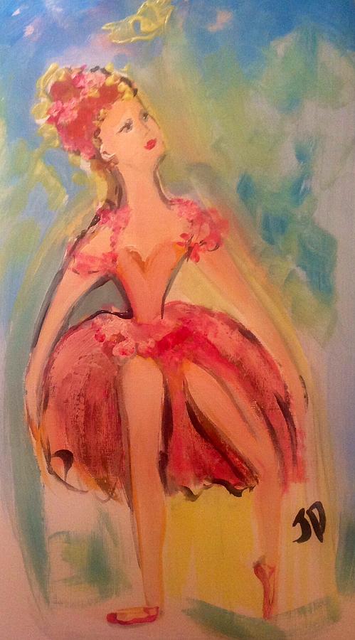Summer Ballerina  Painting by Judith Desrosiers
