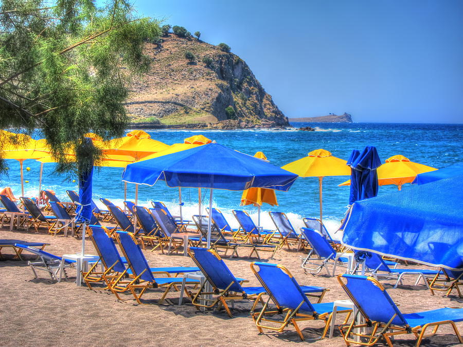 Greek Photograph - Summer Blue by Andreas Thust