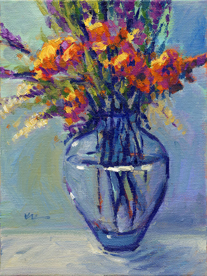 Summer Bouquet 1 Painting by Konnie Kim