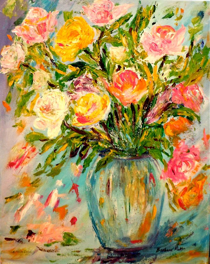Summer Bouquet Painting by Barbara Pirkle