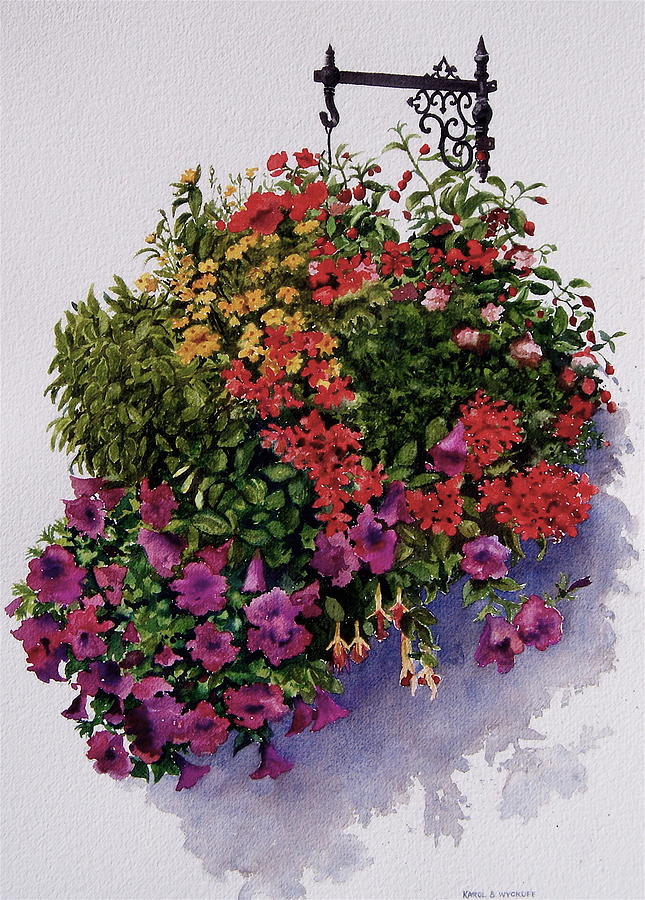 Summer Bouquet Painting by Karol Wyckoff