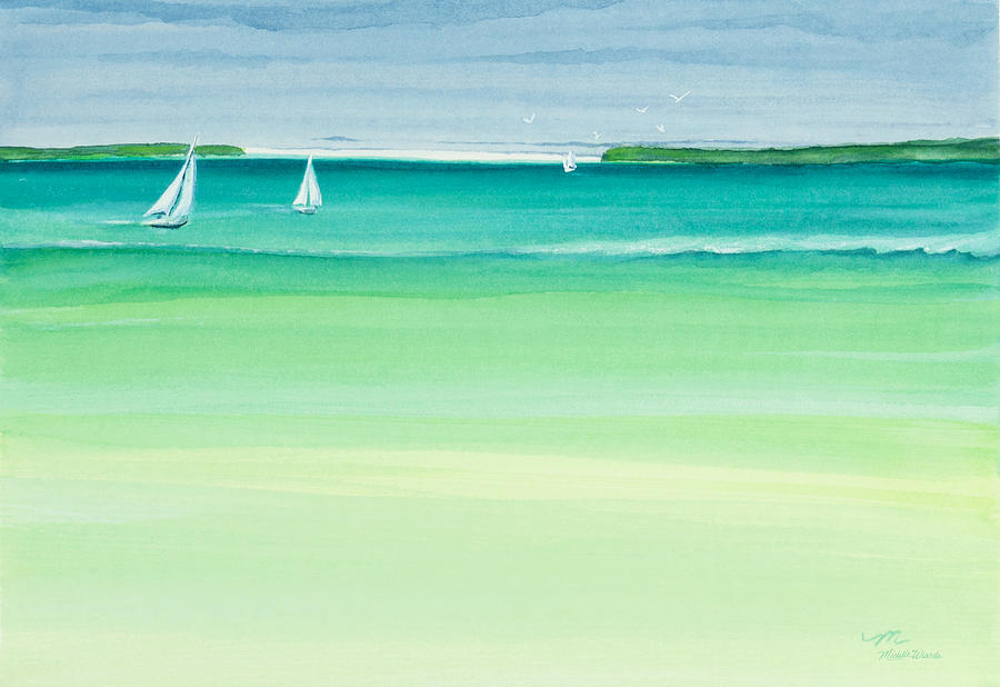 Summer Painting - Summer Breeze by Michelle Constantine