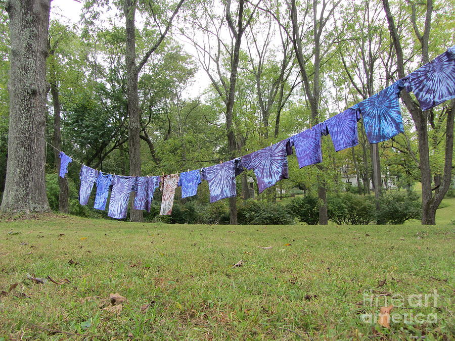 Tie Dyes In The Summer Breeze Photograph by Susan Carella
