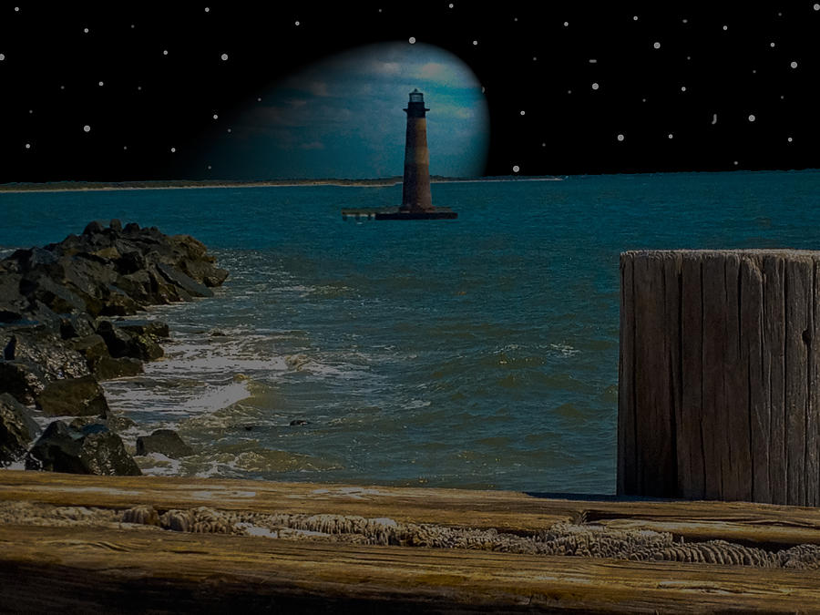Lighthouse night Photograph by Will Burlingham