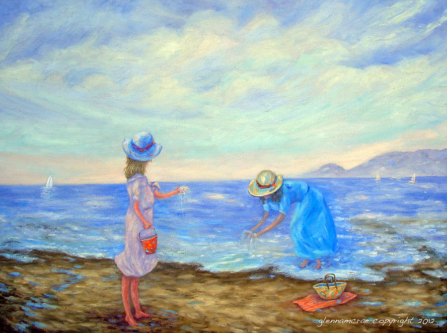 Summer Painting - Summer by the Sea... by Glenna McRae