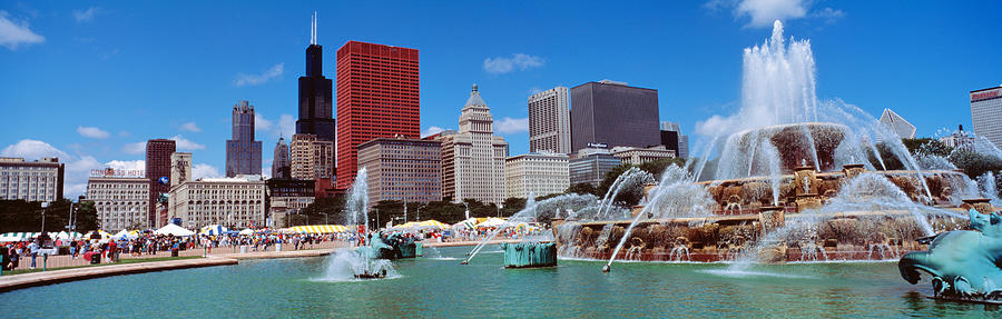Summer, Chicago, Illinois, Usa Photograph by Panoramic Images