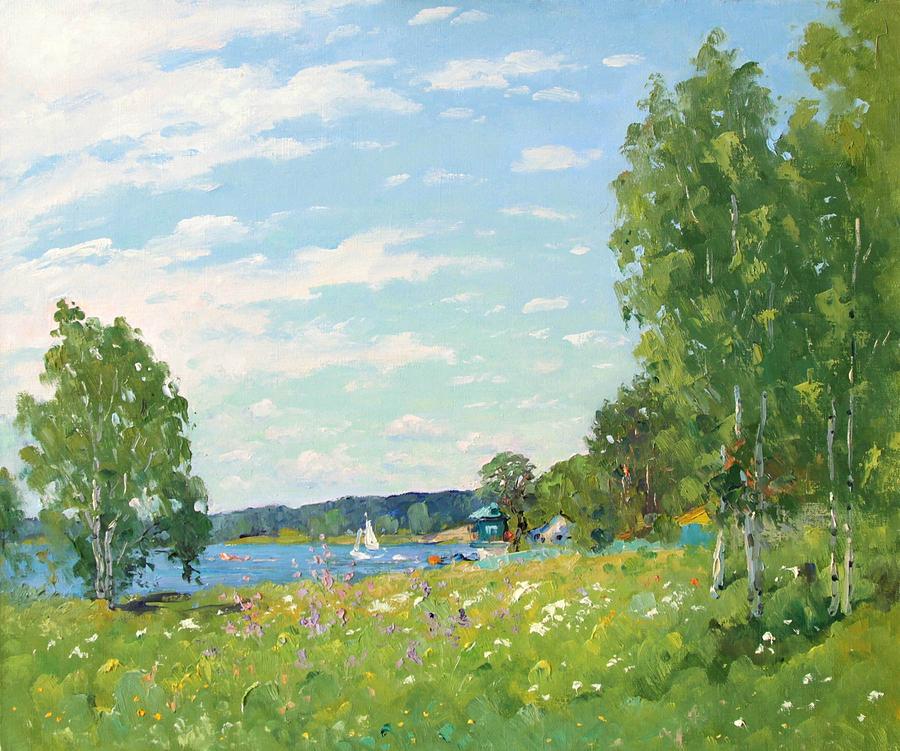 Summer Painting - Summer day by Alexander Stolbov