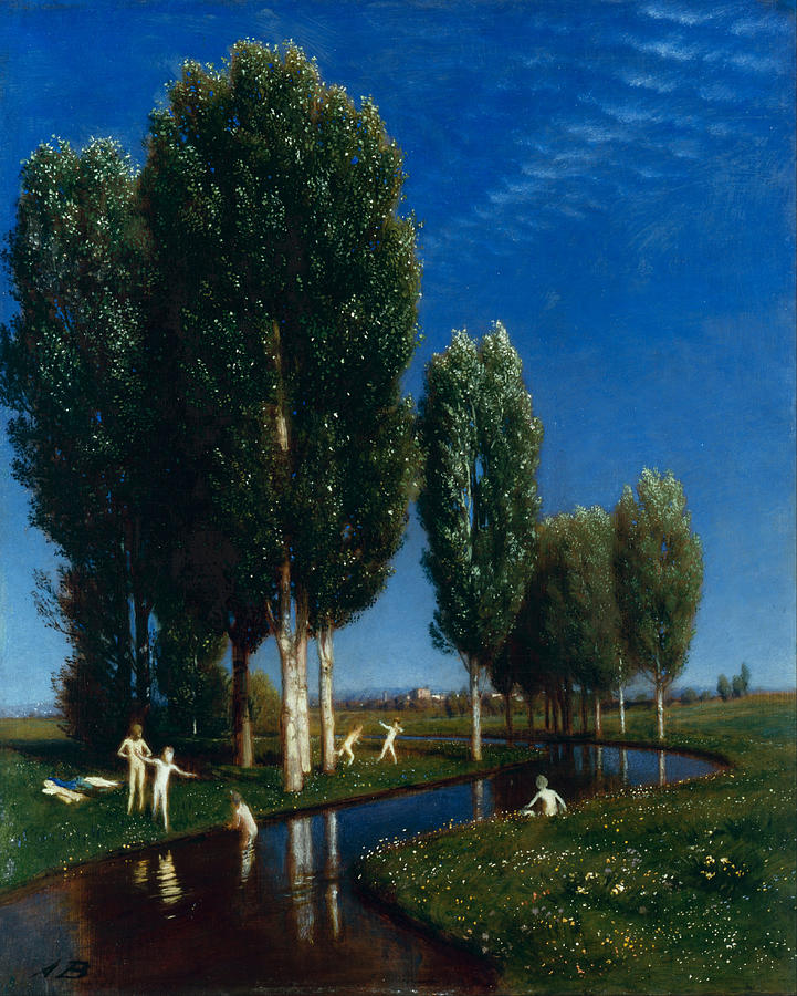Summer Day Painting by Arnold Boecklin