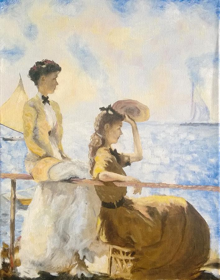 Summer Day Painting by Benson-R Adair